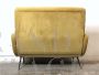 Lady sofa attr. Zanuso in yellow velvet