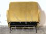 Lady sofa attr. Zanuso in yellow velvet