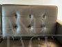Sabrina Sofa by Florence Knoll in Black Leather