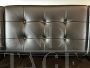 Sabrina Sofa by Florence Knoll in Black Leather