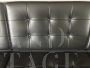 Sabrina Sofa by Florence Knoll in Black Leather