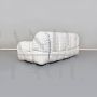 Strips sofa and armchair set by Cini Boeri for Arflex, black and white