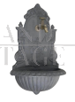 Vintage wall fountain in cast iron, 1990s