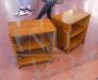 Pair of bedside tables or small bookcases designed by Gio Ponti