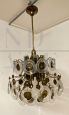 Mid-century Italian chandelier by Gaetano Sciolari, 1970s