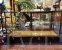 Vintage shop low showcase display case                            