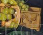 The lens and the grape, realist painting by Ciccone