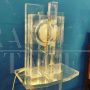 Plexiglass table lamp by Sandro Petti for Maison Jansen, 1970s