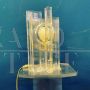 Plexiglass table lamp by Sandro Petti for Maison Jansen, 1970s