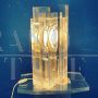 Plexiglass table lamp by Sandro Petti for Maison Jansen, 1970s