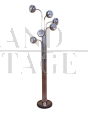 Reggiani style floor lamp with 6 chrome lights
