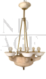 Original 1930s Volterra alabaster chandelier