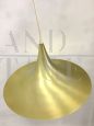 Semi golden chandelier by Fog & Morup for Bonderup & Thorup