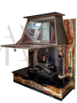 Vintage bar cabinet in the shape of a fireplace, 1960s