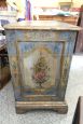 Antique chest of drawers from the 17th century painted with gold leaf