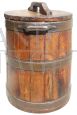Antique wooden vat for flour / milk from 18th century