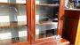 Large antique English display bookcase from XIX century