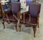 Pair of English Victorian period armchairs, 1870