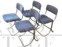 4 GIOTTO STOPPINO CHAIRS, 1970s