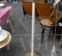 Vintage brass floor lamp, extendable and directional