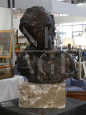 Moretti sculpture - bust of a gypsy woman