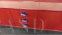 Giò Ponti style sideboard in red lacquer