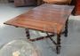 Vintage English oak extendable table