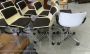 Set of 8 Tecno Borsani office chairs