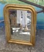 19th century mirror in gold leaf with original glass