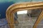 19th century mirror in gold leaf with original glass