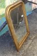 19th century mirror in gold leaf with original glass