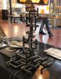 Brutalist lamp by Marcello Fantoni