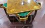 Art Deco game table with removable top