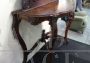 Antique console with large mirror on the top