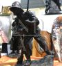 Bronze soldier sculpture from the early 1900s