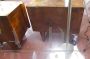 Pair of 1940s art deco bedside tables in briar