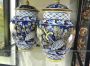 Pair of Crestoni di Girolamo ceramic vases from the 1920s - 1930s