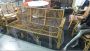 Vintage bamboo living room set with sofa, 4 armchairs and coffee table