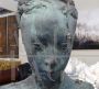 Alessio Deli - bronze sculpture with female bust