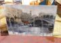 Osvaldo Sabene - painting of Venice - The Rialto Bridge, mixed technique on canvas