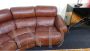 Large Insa modular sofa from the 70s in aged leather