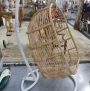 Bonacina style suspended armchair in bamboo
