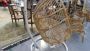 Bonacina style suspended armchair in bamboo