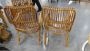 Pair of Primavera by Albini style bamboo armchairs, Italy 1960s