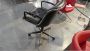 Pollock office chair by Knoll in black leather