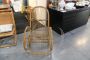 Vintage bamboo rocking armchair from the 1950s