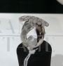 D.D Jewelry ring in white gold and diamonds