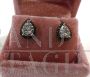 Gioielli Salvini earrings in gold with diamonds and black diamonds        