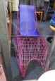 Chaise longue deckchair by Anacleto Spazzapan in metal