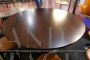 Round design table by Carlo de Carli